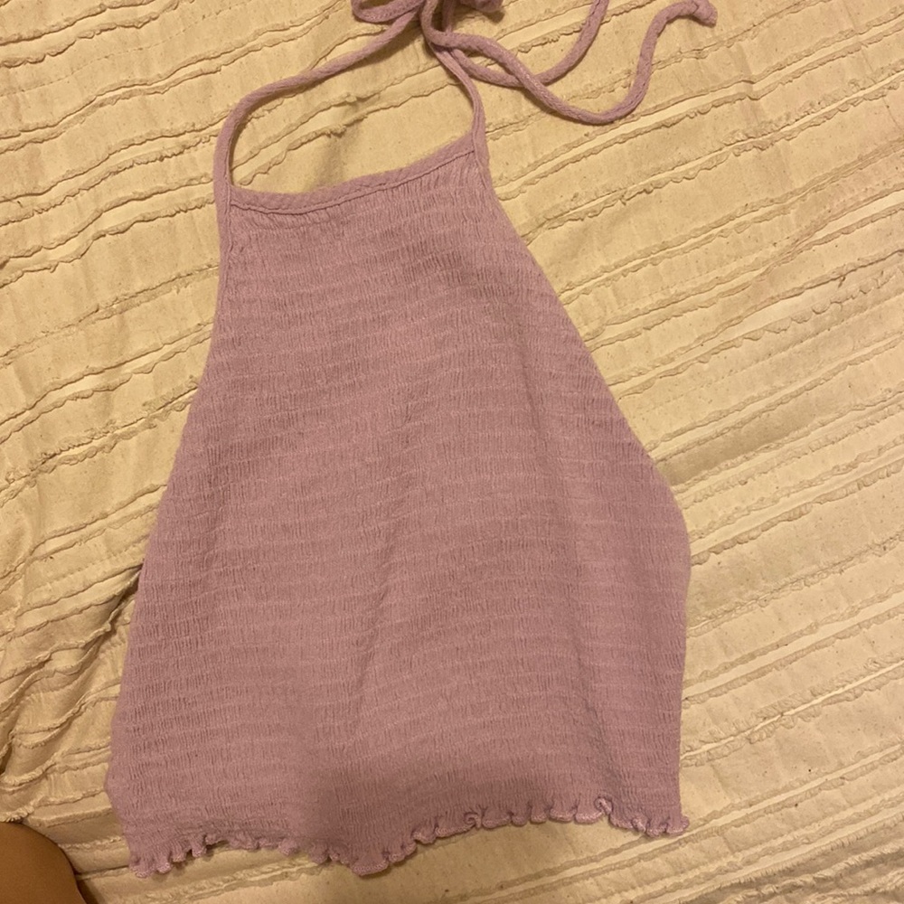 Buckle open back halter